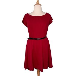 LOVE SQUARED RED HIGH LOW DRESS SZ 1X NWT